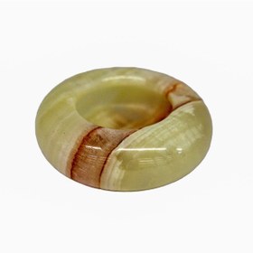 Resim Oniks Doğal Taş Kültablası - Oval Kül Tablası 
