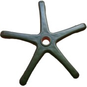 Resim Tura Ofis Plastik Yıldız Ayak Ofis Koltuğu Yedek Parçası 