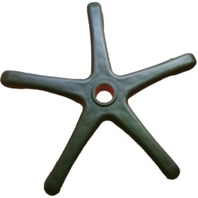 Resim Tura Ofis Plastik Yıldız Ayak Ofis Koltuğu Yedek Parçası 