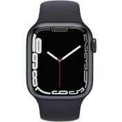 Resim Apple Watch Seri 7 45mm (GPS) Alüminyum Kasa Gece Yarısı - Yenilio Yenisi - MKN53TU/A 