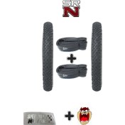 Resim Bisiklet 16 İç Dış Lastik Seti 2 Adet Ön Arka Takım- Dış 16x1,95 - İç 16x1.75-2.125 Hedye Tzmnya 