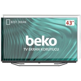 Resim Bestekran Beko Uyumlu B43 A 850 B Tv Ekran Koruyucu - Beko Uyumlu 43" İnç 108 Ekran Koruyucu 