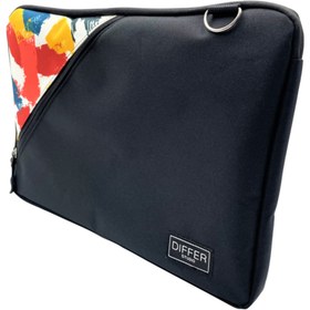 Resim Differ Studio 13-14'' Inç Siyah-fırça Desen Su Geçirmez/askılı/laptop/macbook/notebook/kılıf/çanta 