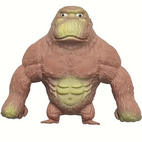 Resim Yararlanabilir Gorilla Rahatlatma Oyuncağı, Yaratıcı Gorilla Unu Gorilla Basma Oyuncağı ile Oynamak 