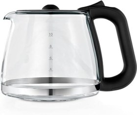 Resim WMF Bueno filtre kahve makinesi, cam, 10 fincan, aroma cam sürahili kahve makinesi, damlama durdurucu, sıcak tutma plakası, kromargan/gümüş, 1000 W 