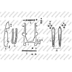 Resim Mondial Hyena Salıncak Zincir Lastiği Orj 