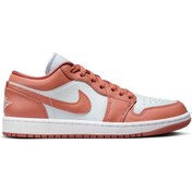 Resim Nike Air Jordan 1 Low Sneaker Ayakkabı Dc0774-080 Dar Kalıp Pembe 