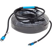 Resim FULLY G-508B 40 METRE DÜZ SİYAH ÇİPSETLİ + ÇİFT FİLTRELİ HDMI KABLO 