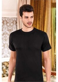 Resim 6'lı %100 Pamuk Sıfır Yaka Erkek Fanila 001 