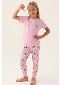 Resim Roly Poly 3403 Garson Jungle Kız Çocuk Pijama Takımı 001 