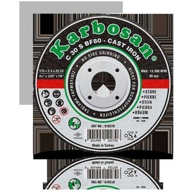 Resim Karbosan Düz Döküm Kesme Diski 115 X 2.5 X 22x23 