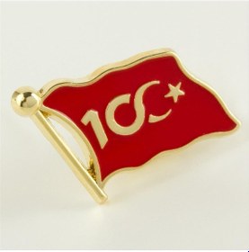 Resim Ilkeshop Cumhuriyetin 100. Yılına Özel Yaka Rozet-sarı Çok Renkli 10226100 