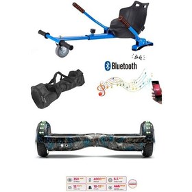 Resim Citymate Elektrikli Kaykay Akıllı Denge Hoverboard + Hoverkart + Çanta Full Ledli Extrem Paket D18 