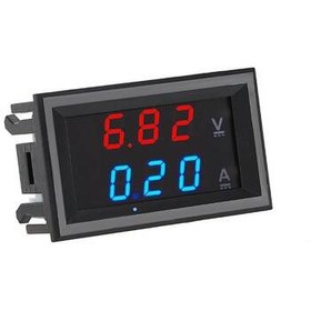 Resim 0-100V / 0-10A Dijital Voltampermetre 