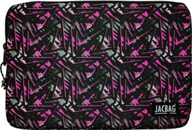 Resim Pembe Geometrik A4 Evrak Notebook ve Tablet Taşıma Çantası/Kılıfı 