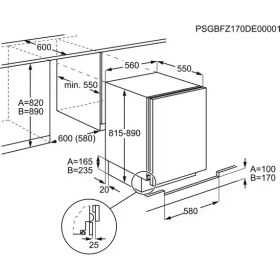 Resim Electrolux LYB2AE82S E Enerji Sınıfı 90 lt Statik Ankastre Derin Dondurucu 