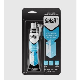 Resim Selsil Mutfak ve Duşakabin Silikonu Faf 50 ml 