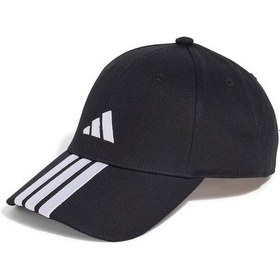 Resim Adidas 3 Stripes New Logo Baseball Siyah Şapka Siyah 