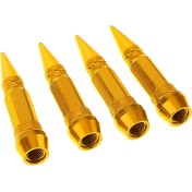 Resim Blesiya Lastik Tekerlek Jant Araba Kamyon Suv Altın Için 4 Altın Alüminyum Valf Kök Kapakları (Yurt Dışından) 