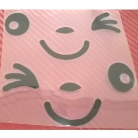 Resim ARABA AYNA GÖZ KIRPAN STİCKER 11CMX11CM 