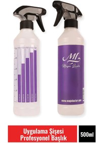 Resim MAGIC LUSTER Seyreltme Şişesi 500 ml Ölçekli Profesyonel Uygulama Şişesi -1 Adet 