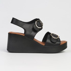 Resim Pierre Cardin Pc-7213- Siyah-kadın Dolgu Topuk Ayakkabı 001 