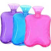 Resim Şeffaf Pvc Kalın Ilık Su Torbası El Isıtıcı Kız Cep Isıtıcı Sıcak Su Torbası, Renk: 1000ml Mor 