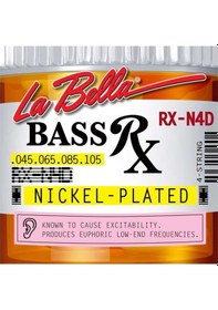 Resim La Bella Lb-rx-n4d Bas Gitar Teli Rx Serisi 4 Telli Güçlendir 