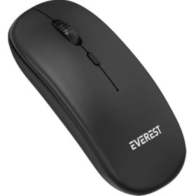 Resim Everest Sm-12 Kablosuz+Usb 2,4ghz Optik Wireless Sıyah Mouse 