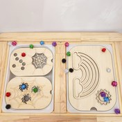 Resim 1 adet Doğal Masif Ahşap Dekoratif Tepsi | İskandinav Tarzı Ev Dekorasyonu | IKEA Flisat/Trofast Uyumlu Kapaklı | Dinozor Macerası | Örümcek Tahtası | El Oyma Sanat Tablası | Retro Saklama Plakası | Çok Fonksiyonlu Teşhir Tepsisi | Oturma Odası Yemek Masası Dekoru 