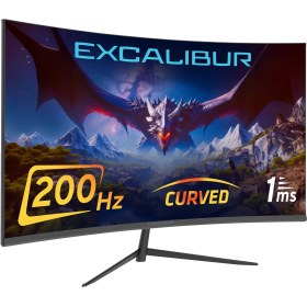Resim Casper Excalibur M.E238FHD-G 23.8" 200HZ 1MS 300NIT (HDMI+Display Port) Curved Freesync + G-Sync FHD Monitör 