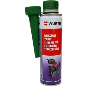 Resim Würth Benzinli Yakıt Sistemi Ve Enjektör Temizleyici Performans Arttırıcı 300 Ml 