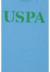 Resim U.S. Polo Assn. Çocuk Basic Bisiklet Yaka Tişört Turkuaz 