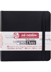 Resim Talens Sketchbook Dots Noktalı Eskiz Defteri 80 G 12x12 Cm. 