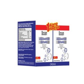 Resim Ocean Glucosamine Complex 1 Alana 1 Hediye Takviye Edici Gıda 60+60 Tablet 