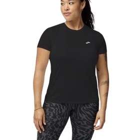 Resim Brooks Sprint Free Short Sleeve 3.0 Kadın Siyah Koşu Tişört 