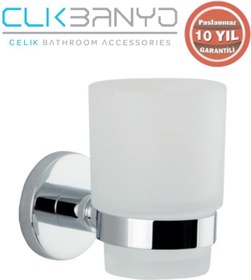 Resim Çelik Banyo Paslanmaz Pirinç Flora Diş Fırçalık Gri 