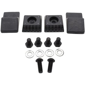 Resim Padalink Mercedes Bagaj Tampon Seti - 4 Adet Siyah Plastik Kapı Durdurucu Ve Vida Takımı 