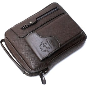 Resim Westpolo Erkek Kahverengi Telefon Bölmeli El Ve Omuz Çantası Tr6005 