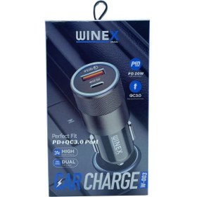 Resim Özdemirhome Çınarcık Tk PD 20W + QC3.0 USB Hızlı Araç Şarj Başlığı WINEX W-003 