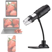 Resim Mufunye W03 1000x Wifi Dijital Mikroskop: Taşınabilir, El Tipi, 8 Led Işıklı, Telefon Uyumlu, Bataryalı, Bitki, Deri, Devre İnceleme İçin İdeal 