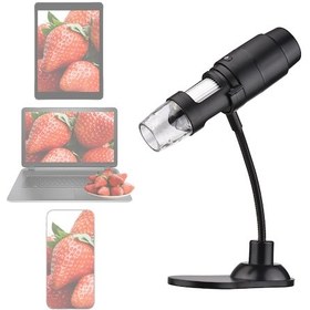 Resim Mufunye W03 1000x Wifi Dijital Mikroskop: Taşınabilir, El Tipi, 8 Led Işıklı, Telefon Uyumlu, Bataryalı, Bitki, Deri, Devre İnceleme İçin İdeal 