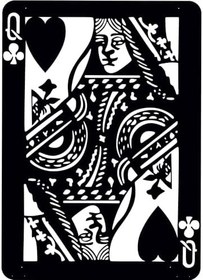 Resim NR Dizayn (95) Kupa Kız Metal Duvar Tablosu 49 X 34 