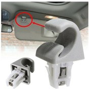 Resim Araba Güneşlik Klip Kanca Tutucu Braketi Plastik Toyota Corolla Prius Rav4 Için Fit 
