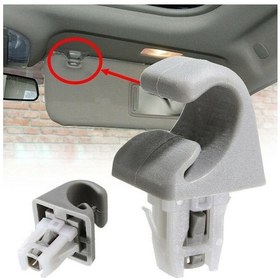 Resim Araba Güneşlik Klip Kanca Tutucu Braketi Plastik Toyota Corolla Prius Rav4 Için Fit 
