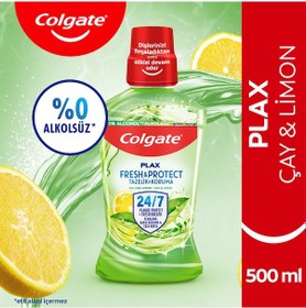 Resim Colgate Plax Çay ve Limon Ağız Bakım Suyu 500 ML 