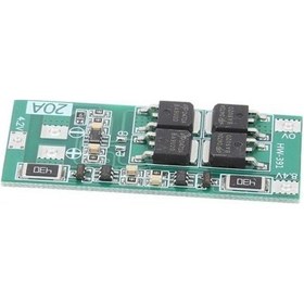 Resim 2S 20A 8.4V Li-ion 18650 BMS Batarya Koruma Kartı 