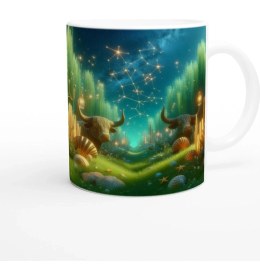 Resim Boğa Burcu Baskılı Kahve Kupası - Astral Denizaltı Dünyası Vs3 