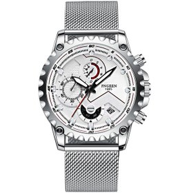 Resim Sones Vava Voom 2311g-jh1 Siyah Altın Kabuk Çelik Kemer Erkek Su Geçirmez Spor Işıklı Takvim Günlük Kuvars İçi Boş Saat 