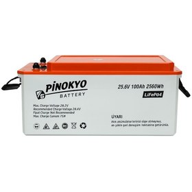 Resim Pinokyo 25.6 V 100 Ah Lityum / Lifepo4 Akü 